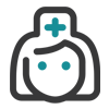 Health with heart icon-08